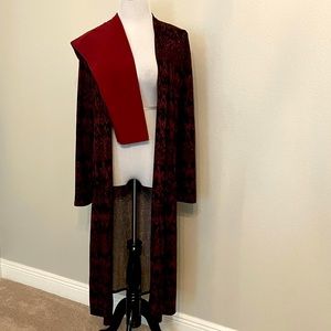 Duster Cardigan and Leggings Set